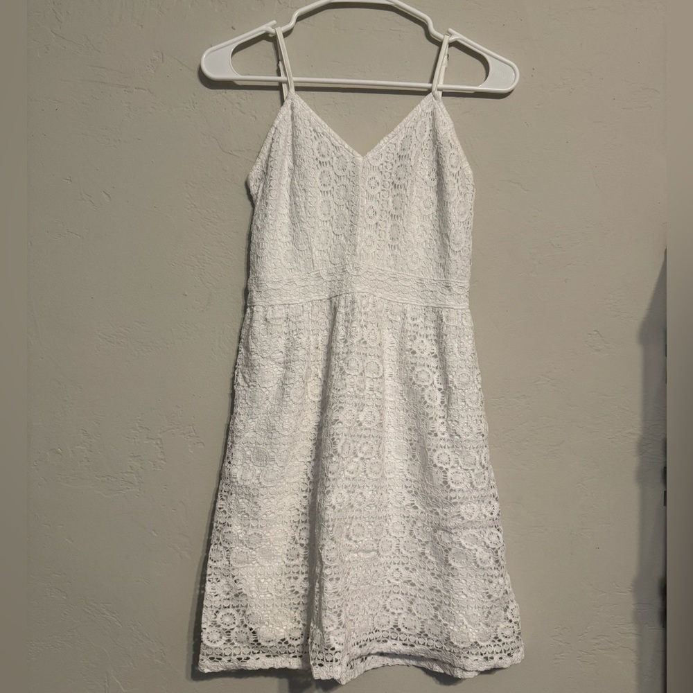 Abercrombie & Fitch White Lace Dress (S)